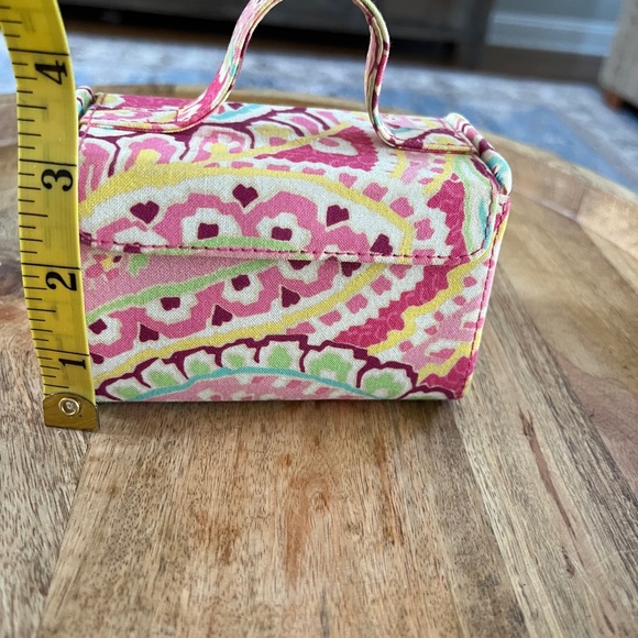Vera Bradley Rare Mini Jewelry Box - Capri Melon - Picture 5 of 6